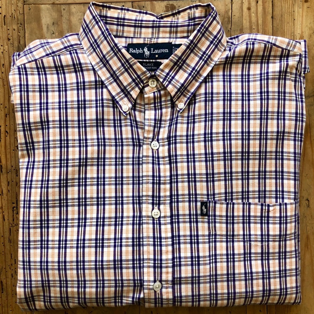 Vtg Ralph Lauren “Blake” Cotton Oxford